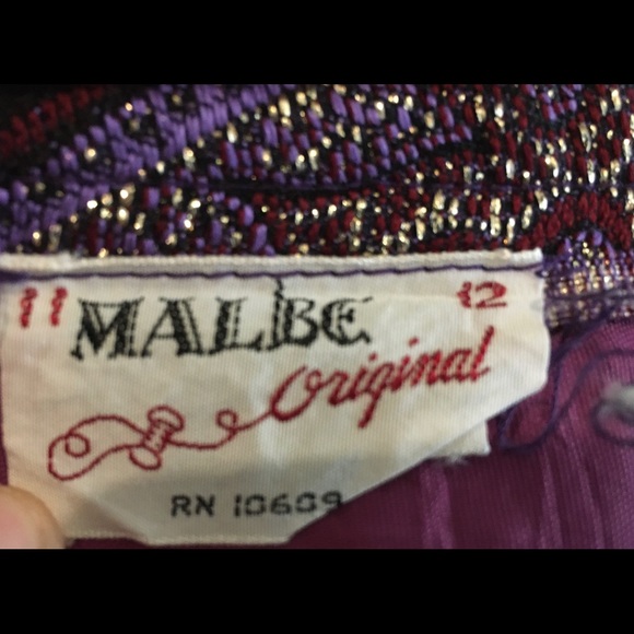 Vintage “Malbe Original” long skirt size 12 - Picture 2 of 8